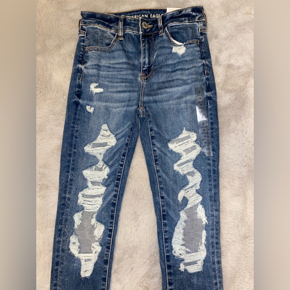 NWT American Eagle Ne(x)t Level Stretch Hi-Rise Jeggings - Picture 2 of 4